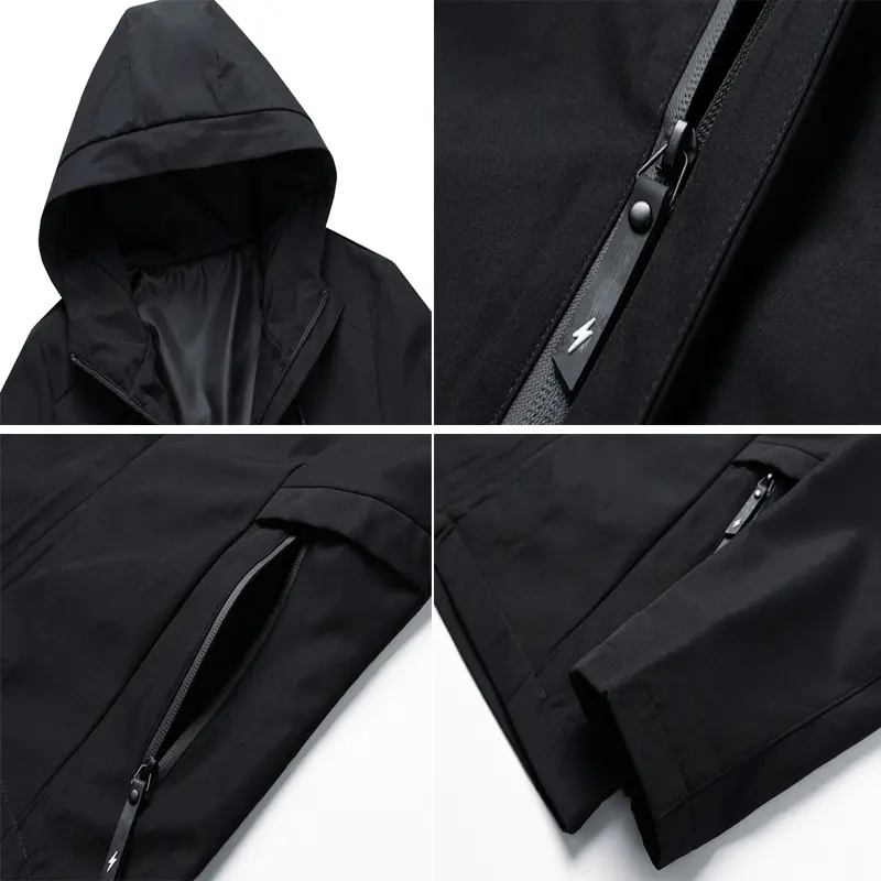 DIMUSI Winter Men's Bomber Jackets Casual Male Outwear Fleece Warm Business Jacket Man Zipper Windbreaker Hooded Coats Clothing