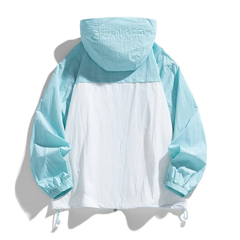 Summer Men's Lightweight Skin Jacket Outdoor Men Quick Dry Sunscreen Breathable Hooded Coats Mens Ultra-Light Fishing Jackets