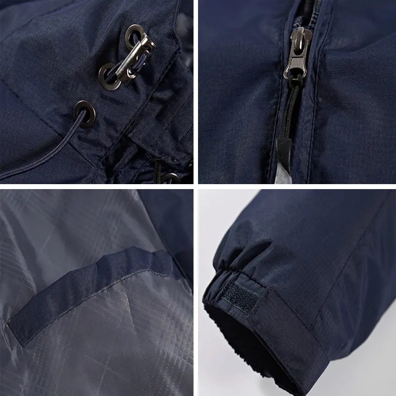 Spring Men's Hiking Waterproof Jackets Mens Quick Dry Camping Windbreaker Hooded Coats Men Sports Climbing Zipper Clothing 6XL