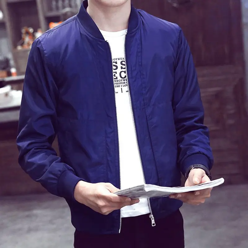 DIMUSI Men's Bomber Jacket Spring Autumn Windbreaker Coats Mens Solid Color Thin Pilot Jacket Male Brand Outerwear Clothing 4XL