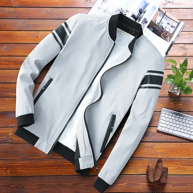 Spring Men's Bomber Jackets Fashion Men Lightweight MA-1 Pilot Zipper Coats Men Baseball Uniform Windbreaker Jackets Clothing