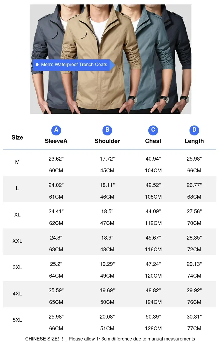 Autumn Men's Bomber Jackets Man Sports Thin Waterproof Windbreaker Coats Causal Men Stand Collar Business Trench Jacket Clothing