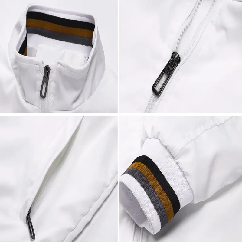 Spring Autumn Men's Bomber Jacket Men Stand Collar MA-1 Pilot Zipper Coats Fashion Man Baseball Uniform Trench Jackets Clothing
