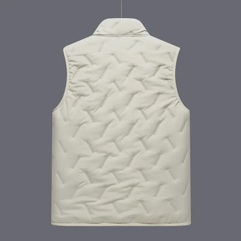 Autumn Winter Men's Fleece Sleeveless Jacket Man Zipper Warm Windbreaker Vest Men Cotton Thermal Waistcoats Brand Clothing 5XL