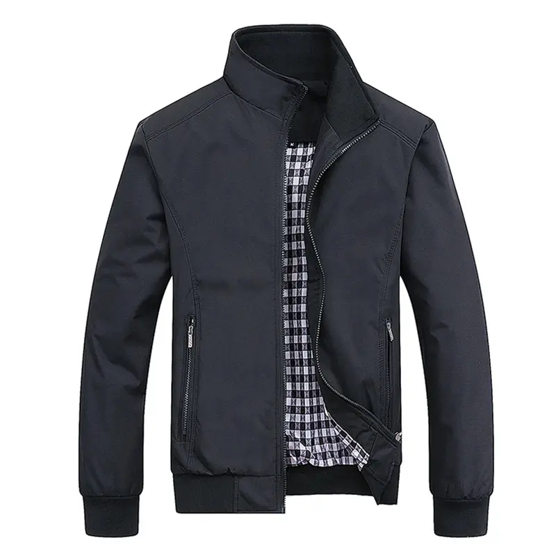 DIMUSI Men's Lightweight Jacket Casual Spring Fall Windbreaker Bomber Zip Up Coat With Pocket Men Windbreaker Jackets Clothing