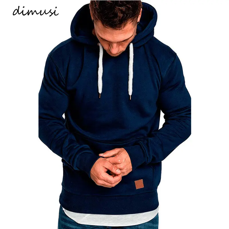 Spring Mens Hoodies Fashion Mens Solid Color Hooded Slim Sweatshirt Mens Hoodie Hip Hop Hoodies Sportswear Tracksuit Clothing