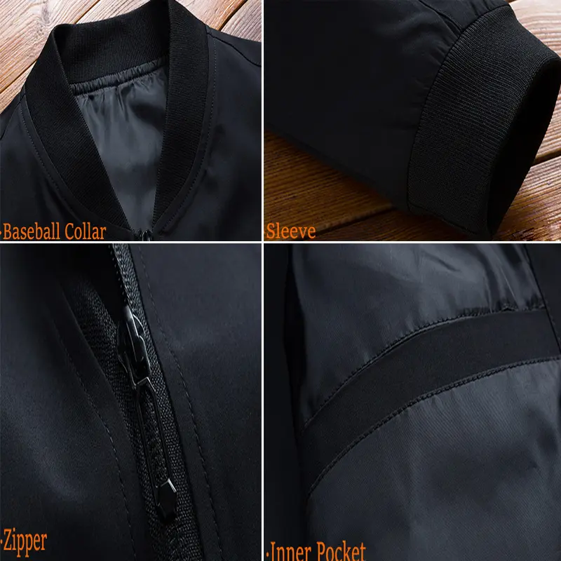 Spring Men's Bomber Jackets Casual Men Lightweight Ma-1 Pilot Windbreaker Coats Man Baseball Unifrom Zipper Jackets Clothing