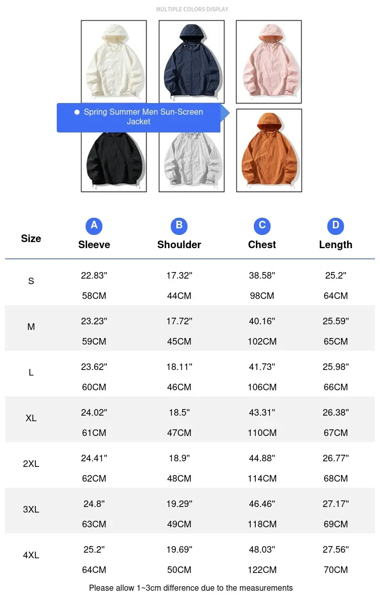 Summer Men's Ultra-Light Quick Dry Skin Jackets Outdoor Men Quick Dry Breathable Hooded Coats Men Sunscreen Jackets Clothing