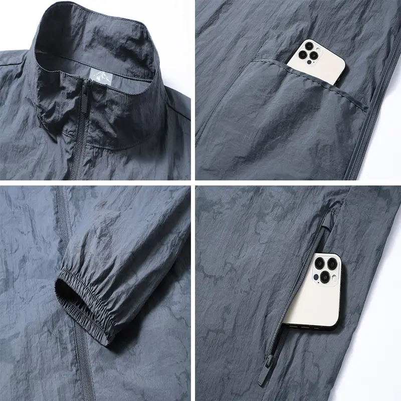 Spring Summer Men's Lightweight Hiking JacketS Outdoor Men UPF50+ Suncreen Breathable Coats Men Quick Dry Sports Fishing Jackets