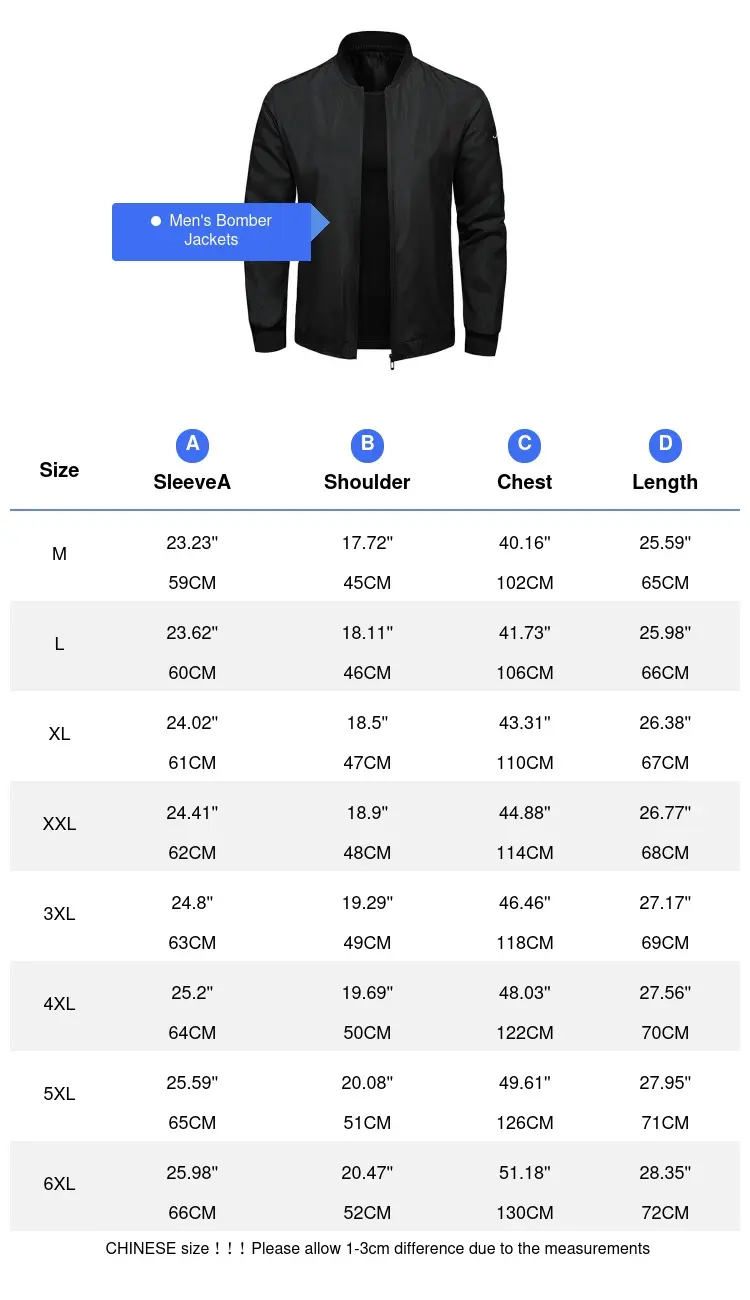Spring Autumn Men's Bomber Jackets Casual Outdoor Windbreaker Work Coats For Mens Solid Color Zipper Baseball Jackets Clothing