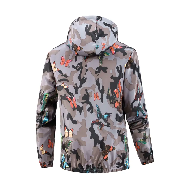 Autumn Men's Bomber Jackets Fashion Men Hip Hop Streetwear Zipper Hooded Coats Men Sports Breathable Windbreaker Aviator Jacket