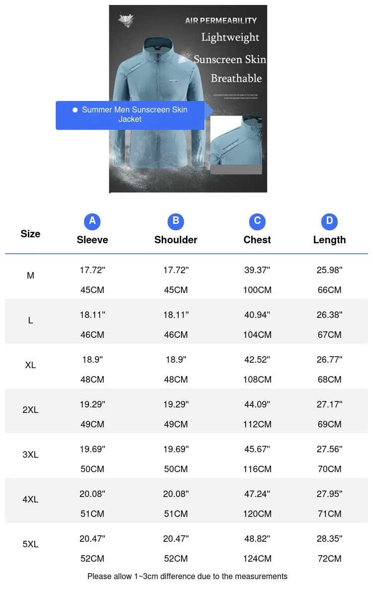 Spring Summer Men Sunscreen Skin Jacket Outdoor Men Lightweight Fishing Coats Men Stand Collar Hiking Sports Breathable Jackets