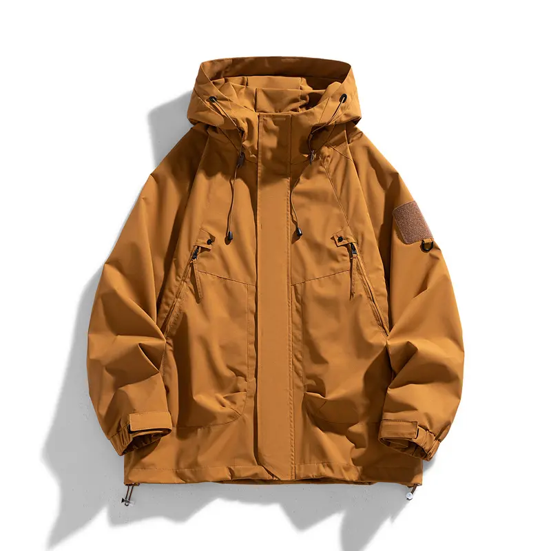 Autumn Men's Mountain Waterproof Jackets Windproof Rain Jackets Man Outdoor Hiking Climbing Breathable Zipper Coats Clothing