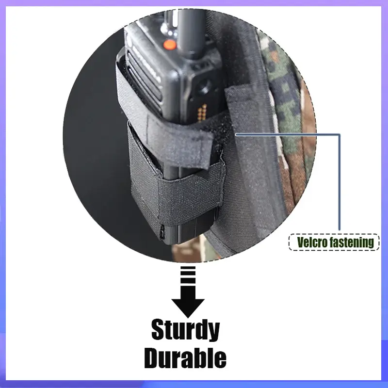 Radio Chest Harness Tactical Vest Nylon Vest Chest Rig Pack Bag Pouch Holster Walkie Talkie For Baofeng BF-888S UV-5R Quansheng