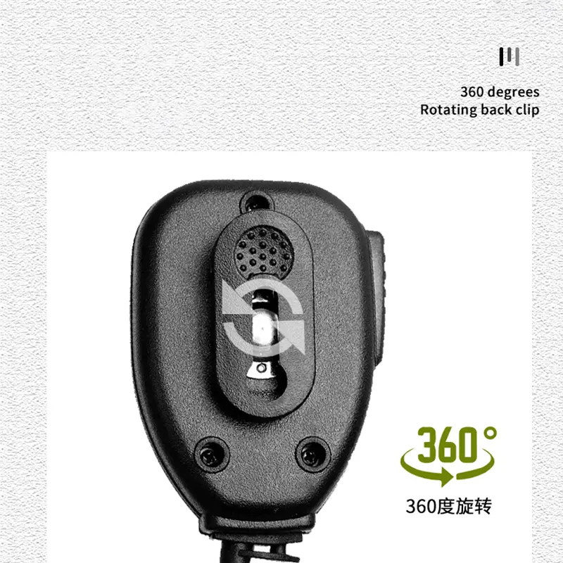 Baofeng Microphone Speaker Mic PTT Shoulder For DM-1701 UV-18 Pro UV5RH Ham Radio QuanSheng UV-K5 UV-K6 UV-5RPLUS Walkie Talkie