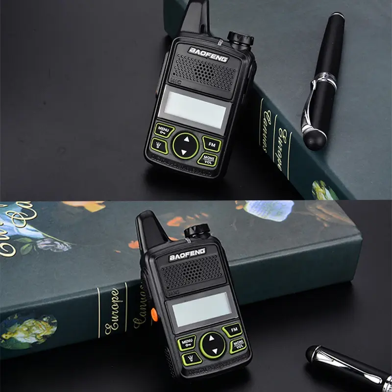 1/2/4PCS Baofeng BF-T1 MINI Walkie Talkie UHF 400-470MHz USB Charger Portable Two Way Radio Noise Cancellation Kids Gifts Toys