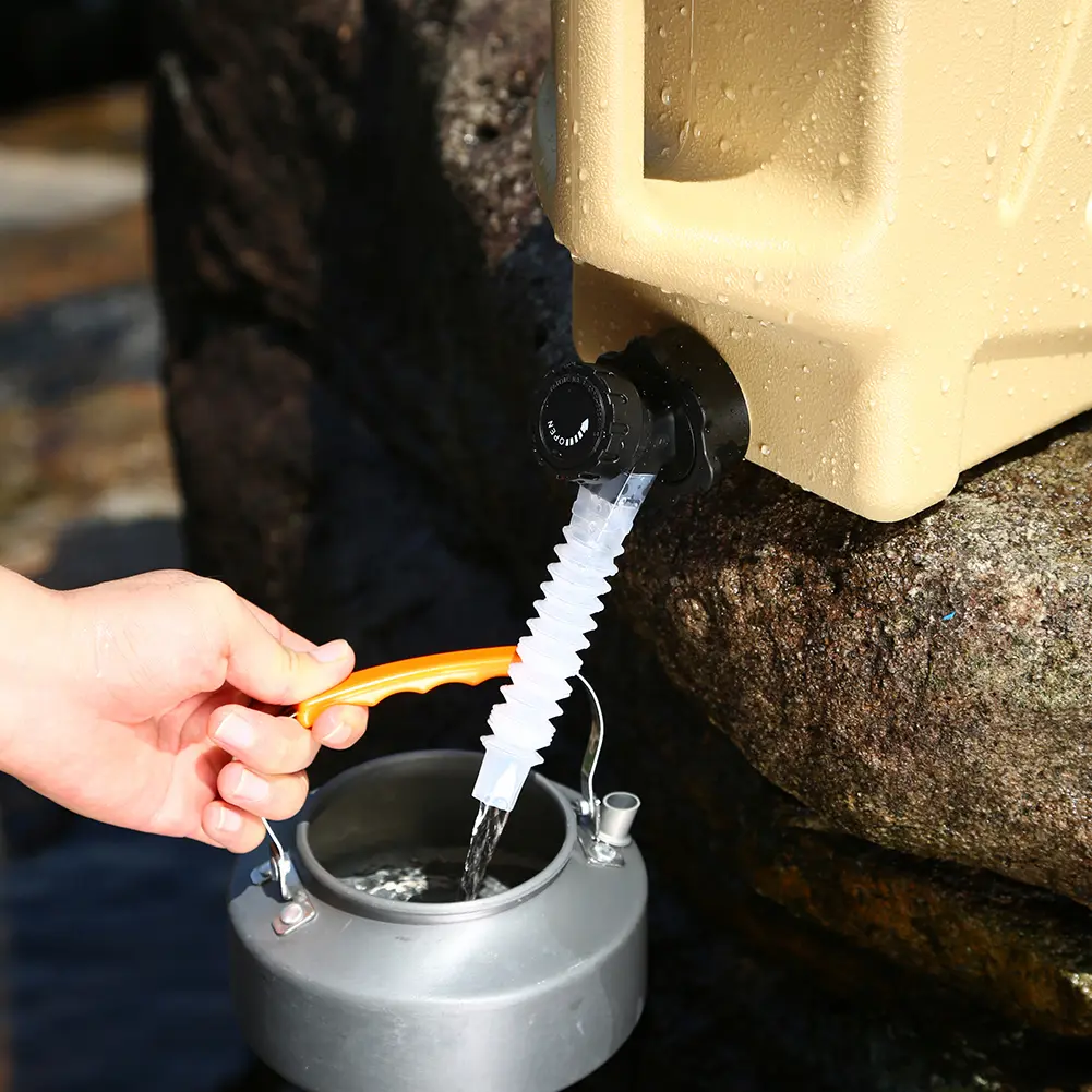 Portable Faucet Replacement with Extendable Tube Water Container Faucet Camping Water Jug Tap for Water Tank Bucket