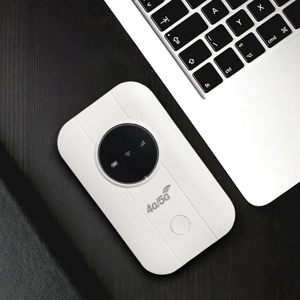 4G LTE Pocket Mobile Hotspot Up To 10 Users 150Mbps WiFi Modem with SIM Card Slot Portable WiFi Hotspot for Car Travel