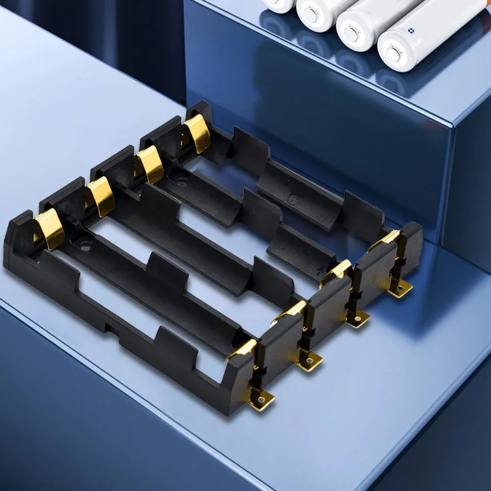 18650 SMT Battery Holder 18650 SMD Battery Box With Bronze Pins Rechargeable Battery Storage Box Case Holder Power Bank