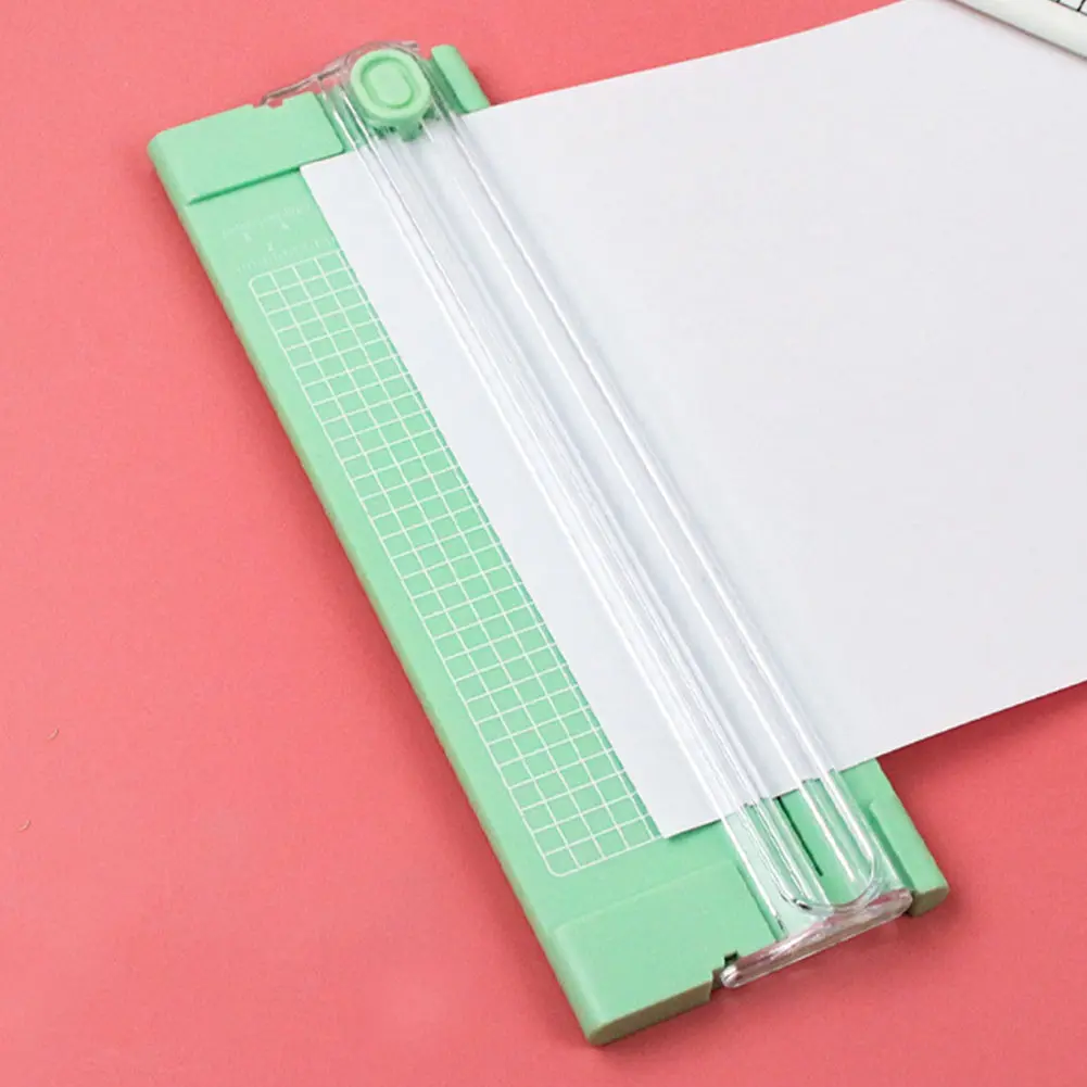 Photo Trimmers with Pull-out Ruler A4 Precision Paper Photo Cutters Guillotine Photo Labels Paper Cutting Tool Office Supplies