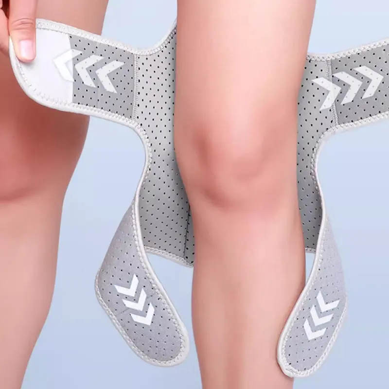 Powerful Rebound Springs Knee Booster Non-Slip Breathable Knee Assistive Device Adjustable Spring Stabilizer Brace Joint Support