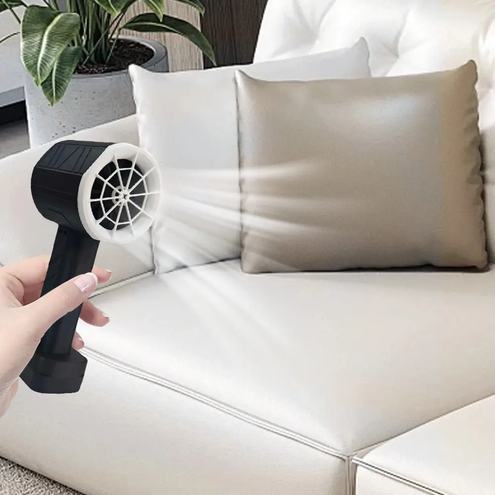 Violent Turbo Jet Blower 64mm Brushless Motor Powerful Turbo Jet Fan Handheld Duct Fan Car Dry Air Gun
