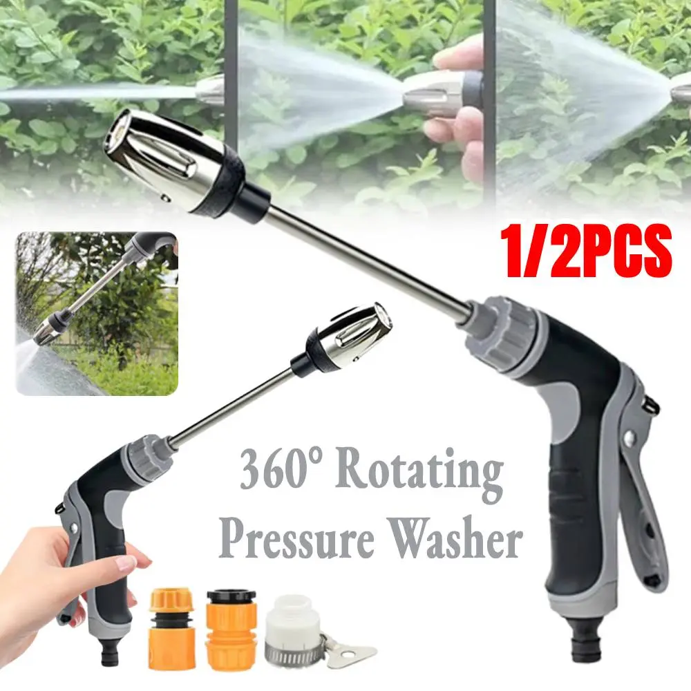 Waterblitz Pressure Washer 360° Rotating High Pressure Turbowasher Car Washing Water Gun Garden Water Sprayer Cleaning Tools