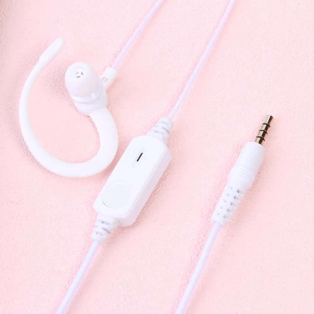 1.2m PTT Walkie Talkie Earpiece Mic Earbuds Headset for Xiaomi Mijia 1S Radio