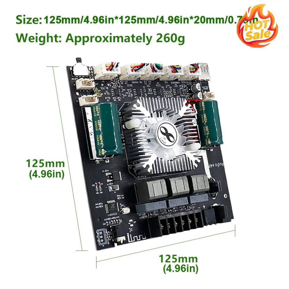 TDA7498E BT 5.0 Amplifier Board DC 15-36V 160W X 2+220W Subwoofer Stereo ZK-HT21 2.1 Channel Audio Receiver for DIY Speakers