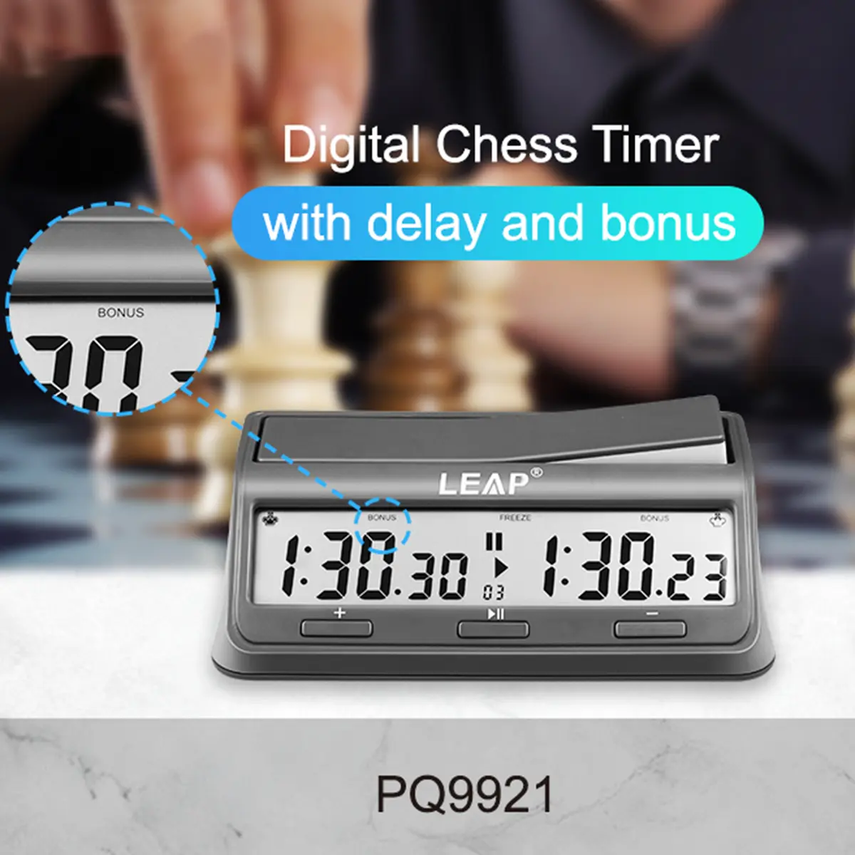 Professional Chess Clock Multifunctional Digital Watch Accurate Count Up Count Down Timer Board Game Stopwatch