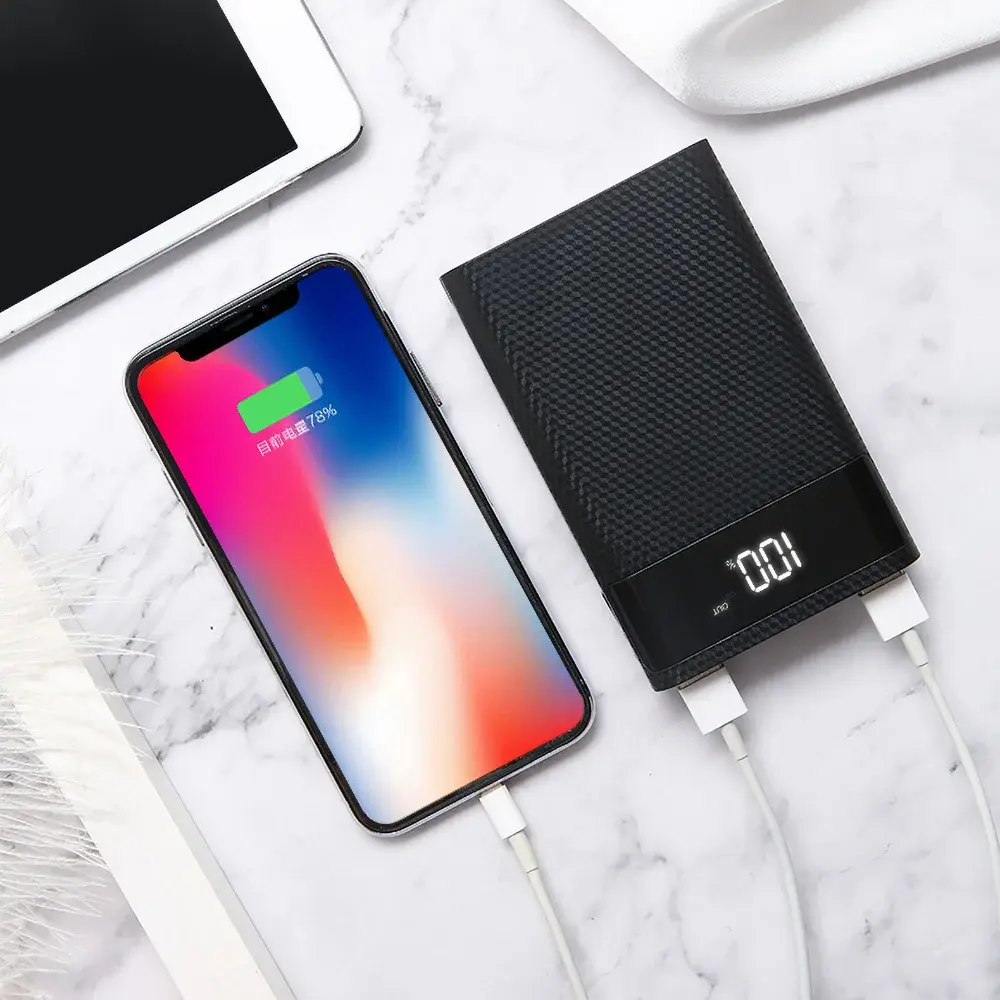 15000mAh Battery Box 4x18650 External Power Bank Case Battery Charge Storage Box Shell Without Battery Power Shell