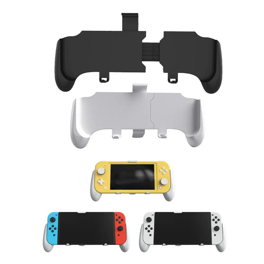 3in1 Grip Handle for Nintend Switch OLED/Switch Lite Console Stretch Game Holder Protective Shell Handle Stretch Grip Handle