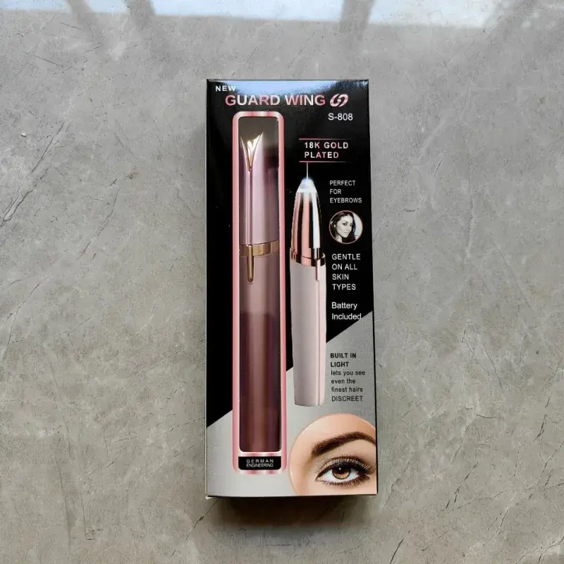1PC Smart Electric Eyebrow Trimmer Pen USB Charging Automatic Facial Hair Remover for Women Men Beauty Tool Instant Clean