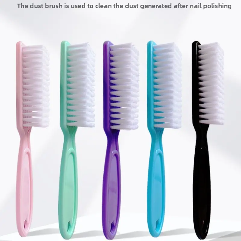 12pcs Professional Nail Cleaning Brush Soft Bristles Dust Remover Tool for DIY Nail Art UV Gel Pedicure Makeup