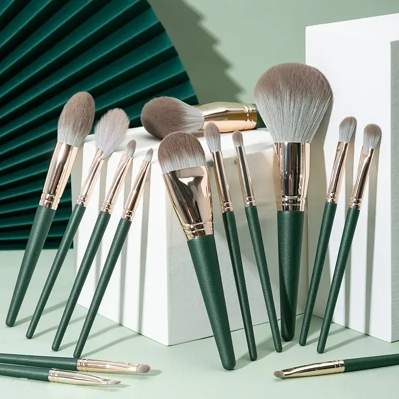 14pcs Makeup Brush Set Soft Fluffy Eyeshadow Concealer Blush Brushes Professional Beauty Tools Cosmetic Kit