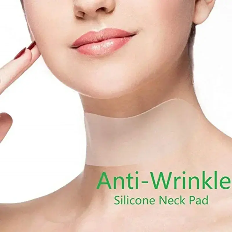 Reusable Silicone Wrinkle Removal Sticker Facial Lifting Strips Set Forehead Neck Line Remover Eye Patches Anti Aging Skin Pads