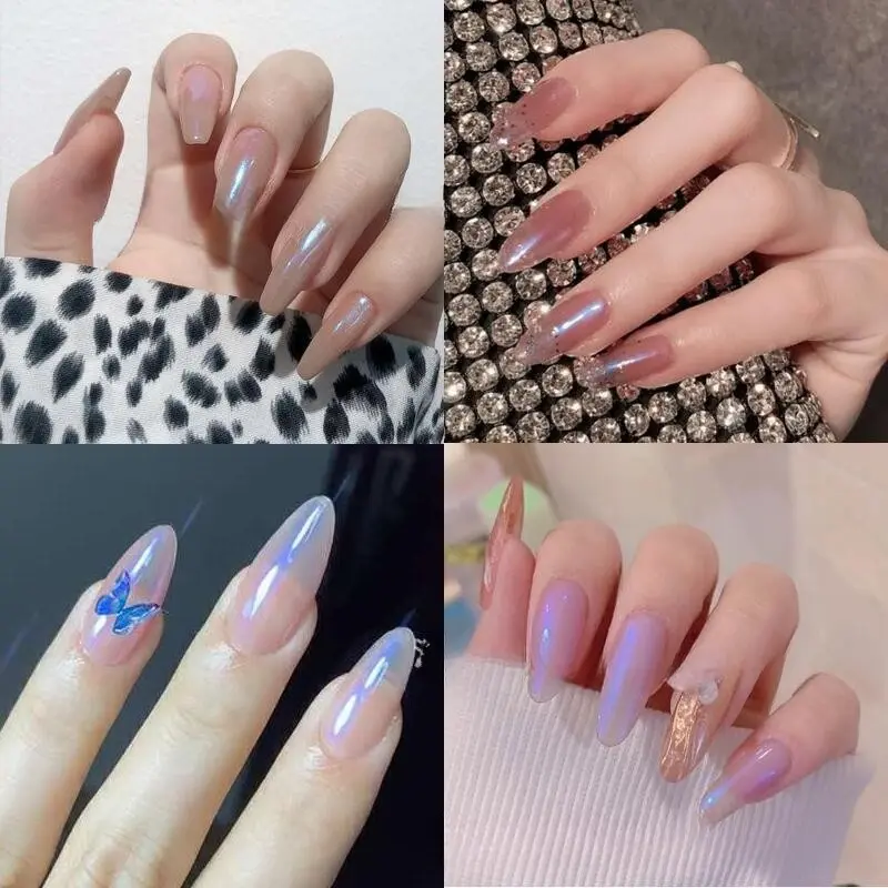 1Set Neon Nail Powder Eyeshadow Dust Fluorenscence Effect Nails Glitter Pigment Chrome Dust DIY Nail Glitter Decoration Manicure