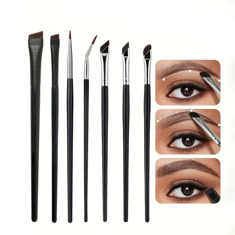 1/5Pc Karsyngirl Upgrade Blade Eyeliner Brush Ultra Thin Fine Angle Flat Eyebrow Brush Under The Eyes Place Precise Detail Brush