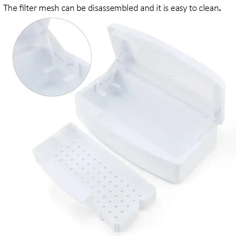 Nail Sterilizer Tray Disinfection Box Sterilizing Clean Nail Art Salon Manicure Implement Sanitize Tool Equipment Cleaner Tools