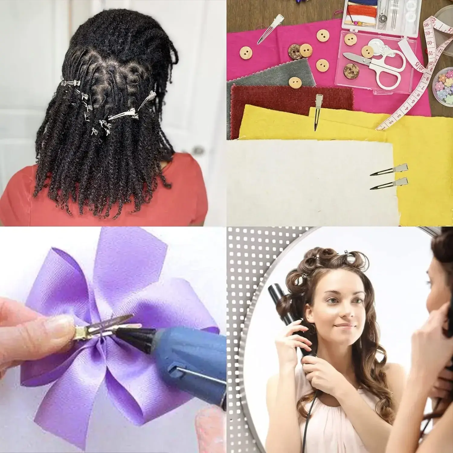 Professional Hair Styling Clips Strong Hold Root Lift Clamps for Curling Hair and Hairdressing Tools Perfect for Salon Hom