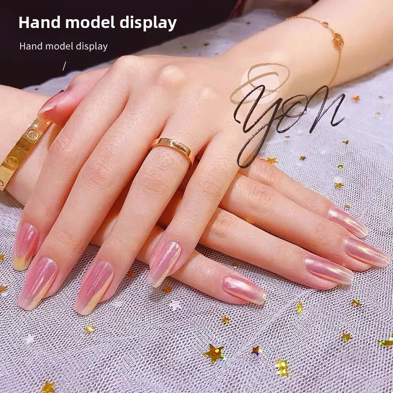 Multi chrome Powder Nail Glitter Aurora Neon Rainbow Pigment Chrome Powder Iridescent Eyeshadow Nail Art Rubing Dust