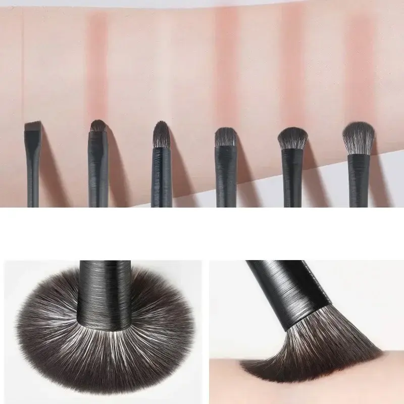 Natural Material Professional Makeup Brush Set Eye Shadow Powder Foundation Blush Contour Shadow Mixed Makeup Beauty Tool