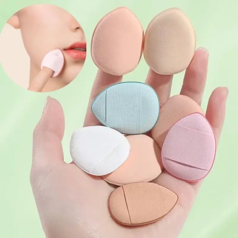 3/10PCS Mini Professional Cosmetic Cushion Puff Concealer Foundation Detail Finger Puff Set Makeup Sponge Beauty Tools
