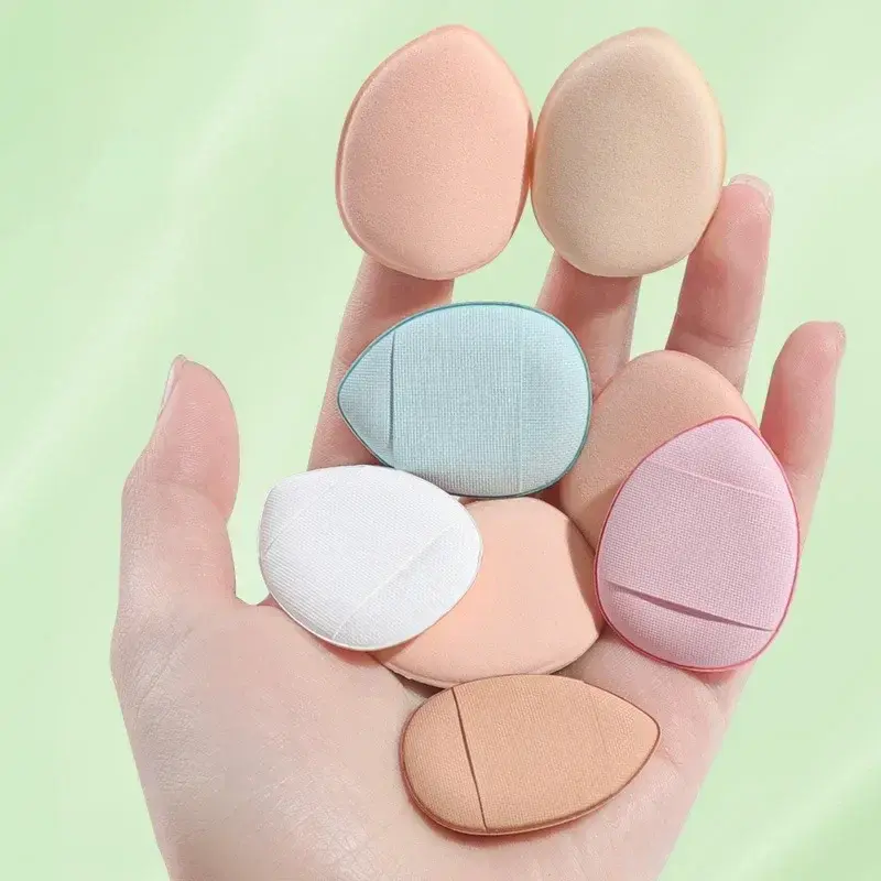 3/10PCS Mini Professional Cosmetic Cushion Puff Concealer Foundation Detail Finger Puff Set Makeup Sponge Beauty Tools