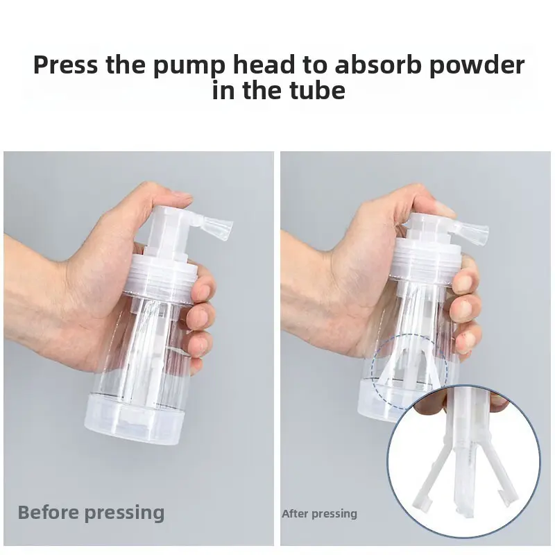 180ML Powder Spray Bottle Loose Powder Dispenser Highlight Sequins Applicator Portable Talcum Body Powder Sprayer Makeup Tool