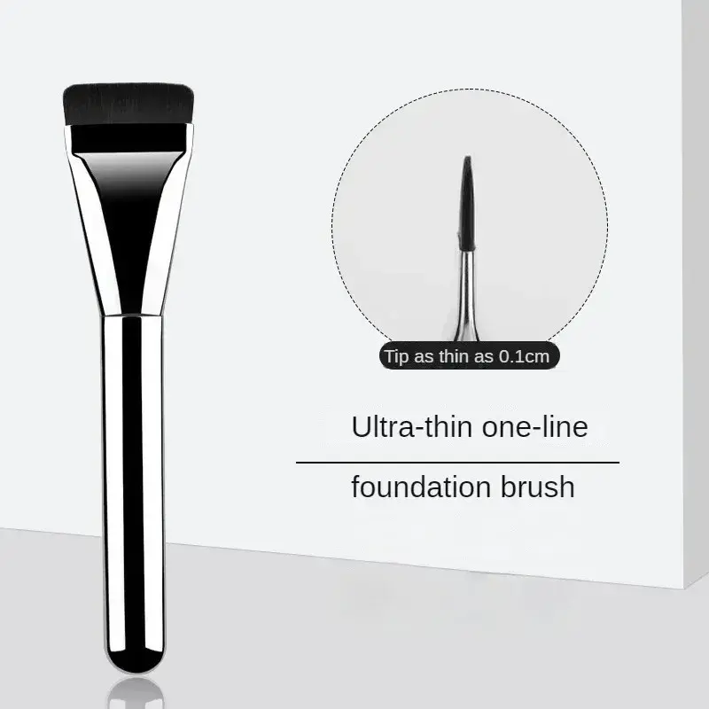Ultra Thin Foundation Brush Lightweight and Thin Face Contour Brush Flat Contour Brush Blending Foundation Cream Makeup Brushes