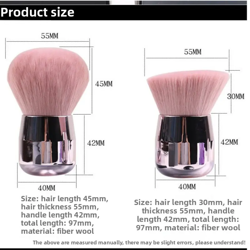 1PCS Professionals Nails Art Mushroom Brush Round Paint Gel Dust Cleaning Make Up Brush Manicure Accessories equipment Tools