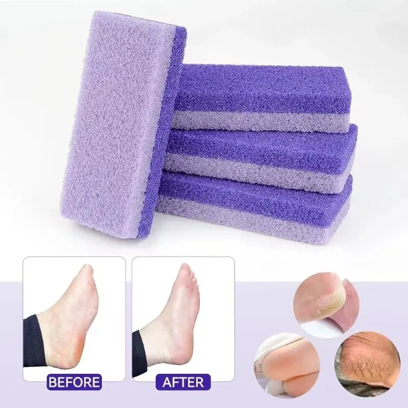 1/5PCS Natural Pumice Stone Foot File Callus Dead Skin Remover Gentle Exfoliating Heel Scrubber Smooth Feet Pedicure Tool