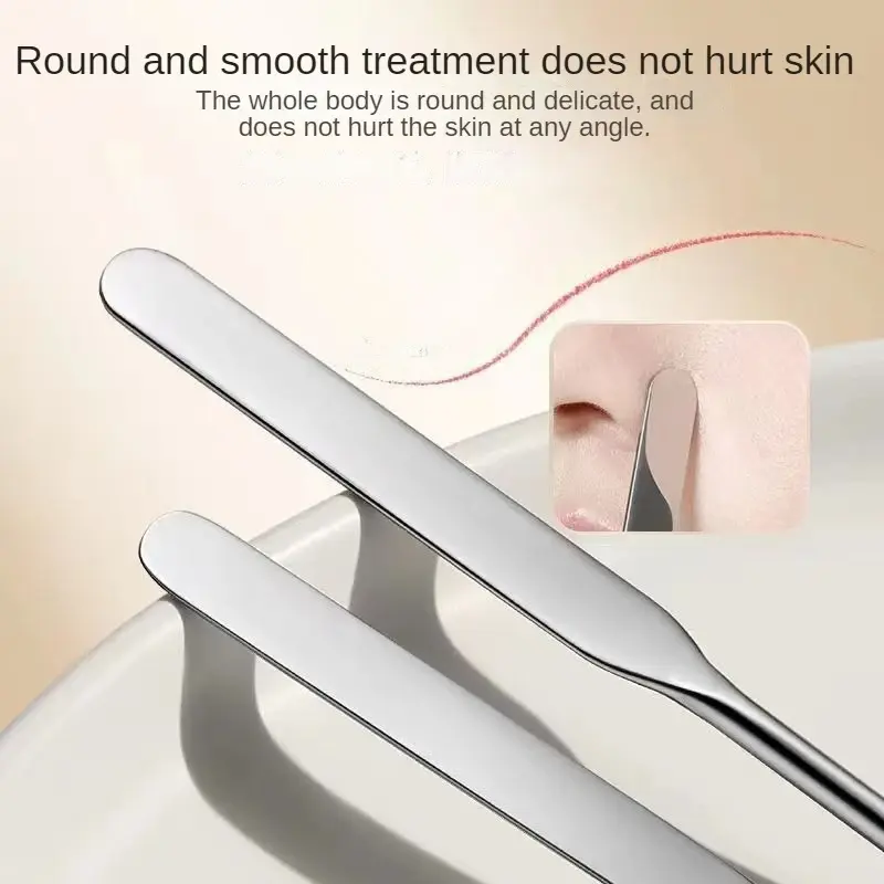 1Pcs Stainless Steel Dual Heads Makeup Toner Spatula Mixing Stick Foundation Cream Mixing Tool Cosmetic Make Up Accessories