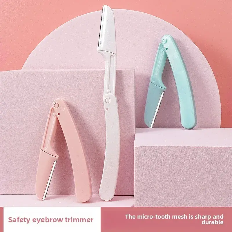 1/3Pcs Women Face Shaver Eyebrow Trimmer Razor Anti Scratch Hair Remover Portable Epilator Makeup Tool Eyebrow Shaper